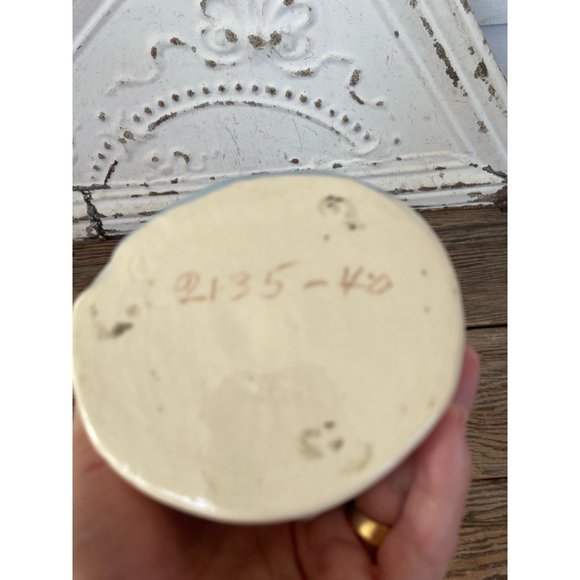 Vintage 1950s Weil Ware California Pottery Lady Double Planter Vase - Picture 5 of 11